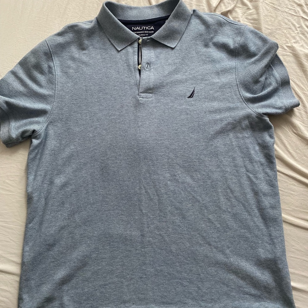 XL Nautica Performance Deck Shirt Classic Fit